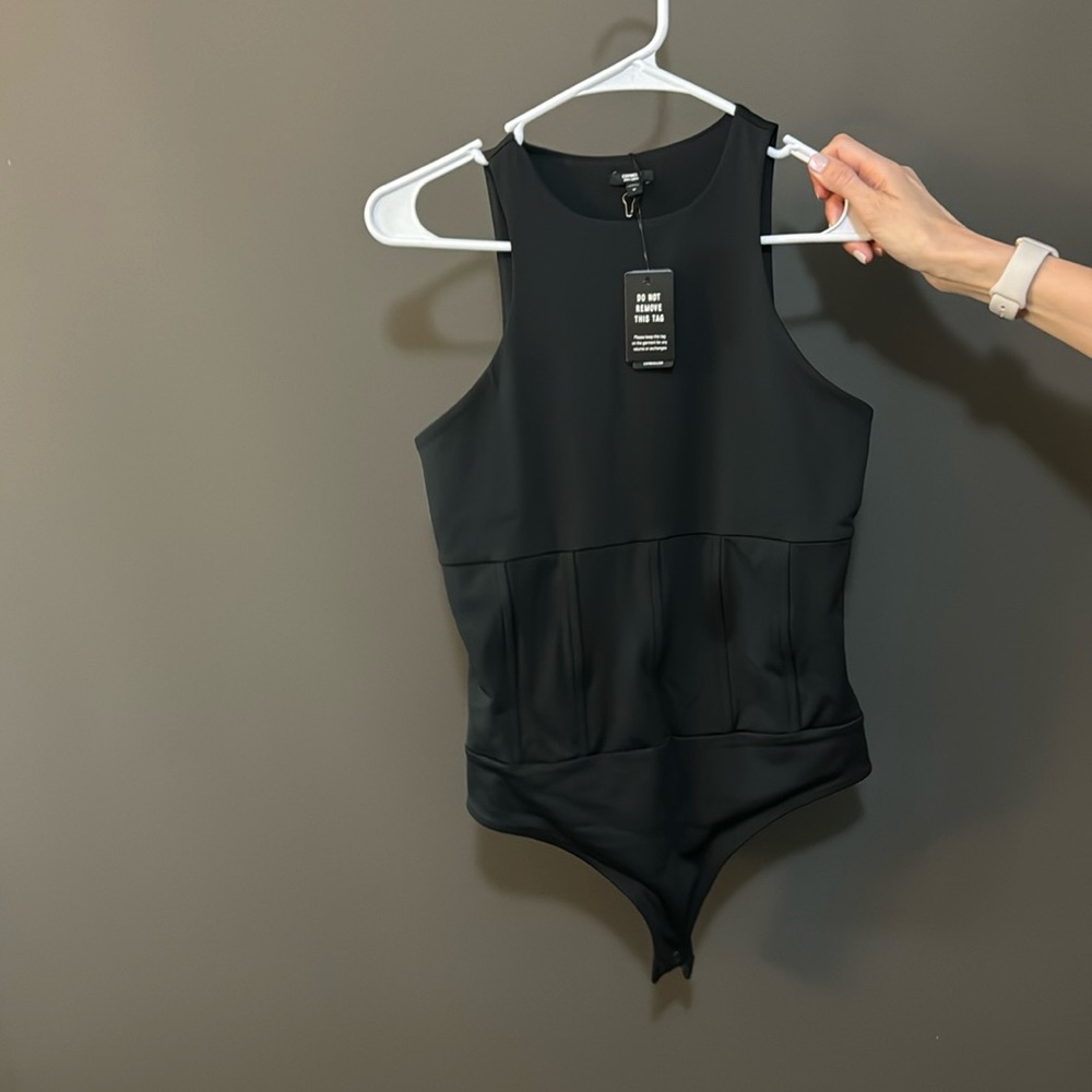Smooth Black bodysuit